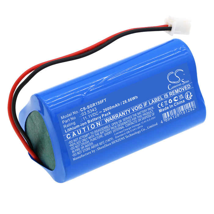 CS-SGR150FT : Battery for SCANGRIP VEGA 1500 C+R, 03.5451 - Replaces SCANGRIP 03.5343