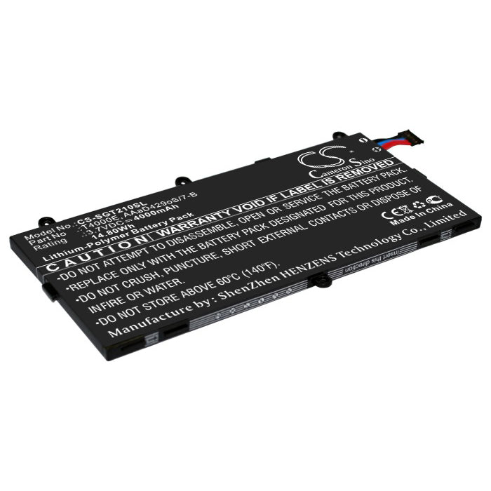 CS-SGT210SL : Battery for Samsung Galaxy Tab3 7.0, SM-T210, SM-T211 and others - Replaces Samsung T4000E, AAaD429oS/7-B, GH43-03911A