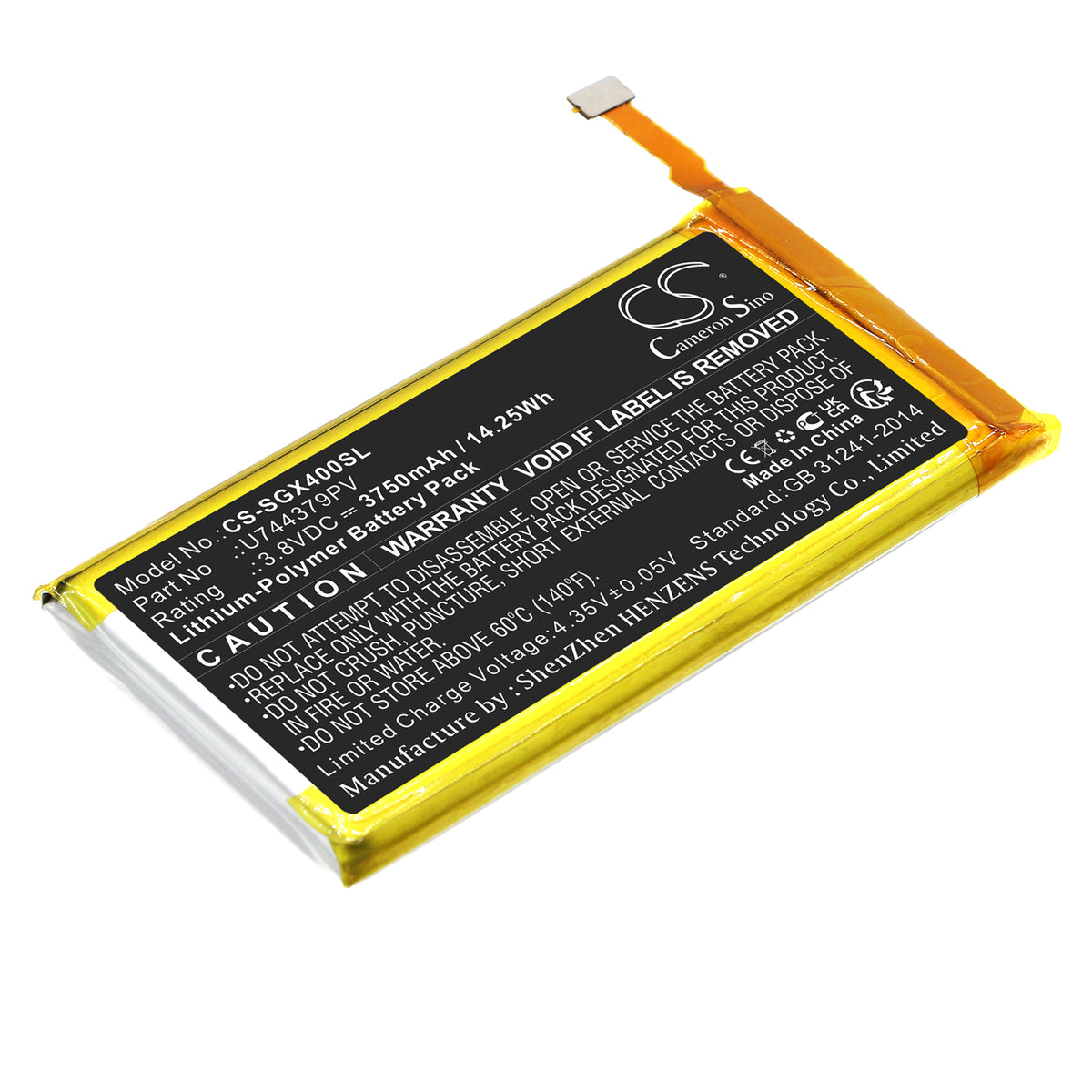 Li-Ion Battery for SkyCaddie SG5 GPS Range Finder SkyGolf BAT-0002-1050
