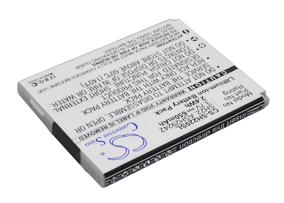 CS-SH220SL : Battery for Sharp SH-06A, SH-07A - Replaces Sharp SH22, ASH29242