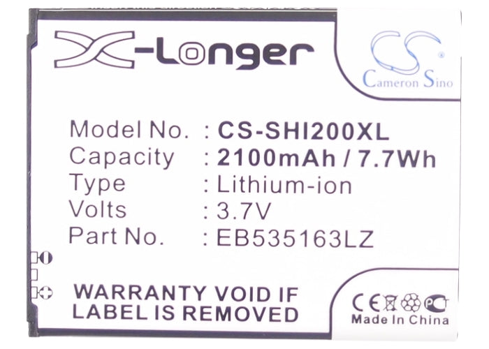 CS-SHI200XL : Battery for MetroPCS Admire 4G, Galaxy Admire 4G, SCH-R820 and others - Replaces MetroPCS EB535163LA, EB535163LAGSTA, BAT1121