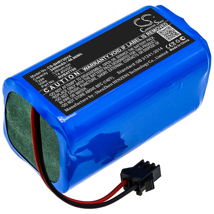 CS-SHR720VX : Battery for Shark ION Robot 700, ION Robot 720, ION Robot 750 and others - Replaces Shark RVBAT700