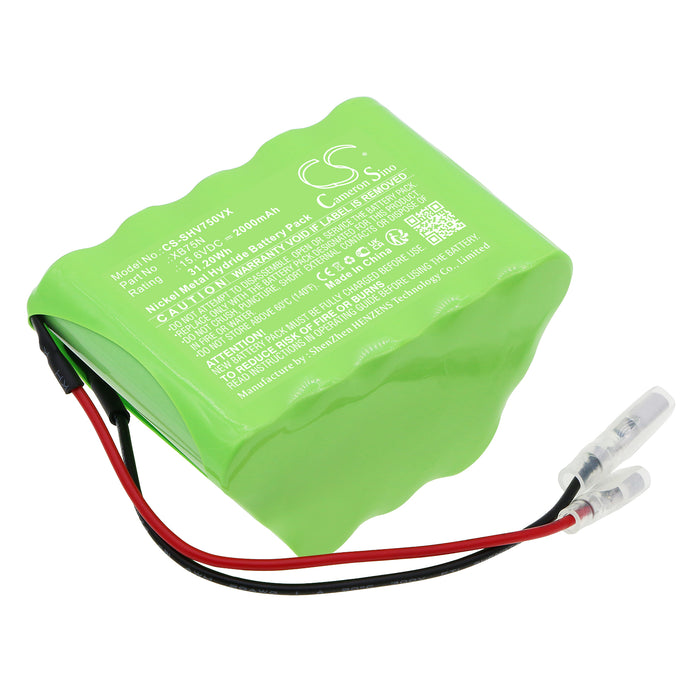 CS-SHV750VX : Battery for Shark SV75_N, SV75Z_N, SV75SP_N and others - Replaces Shark XB75N