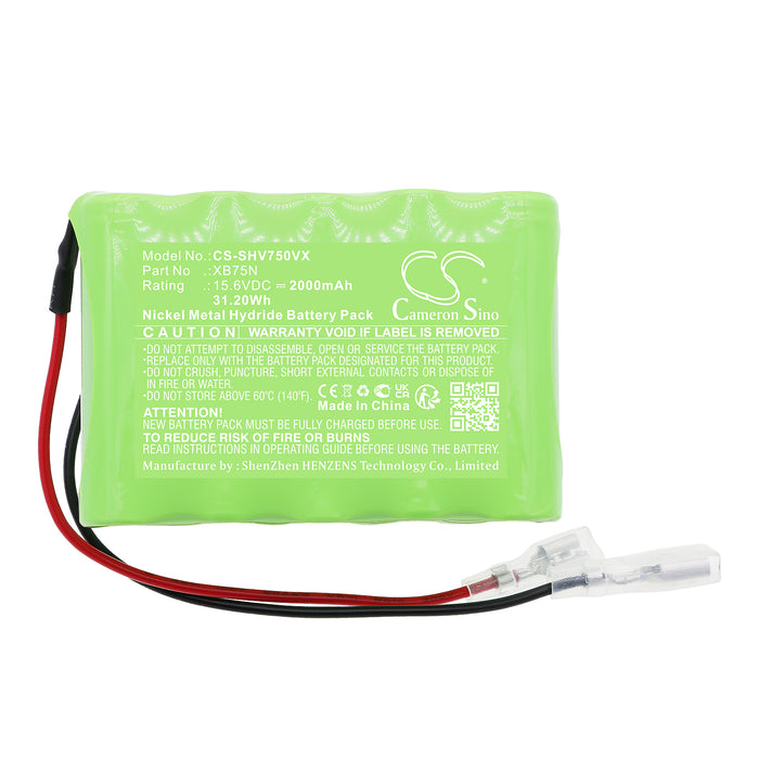 CS-SHV750VX : Battery for Shark SV75_N, SV75Z_N, SV75SP_N and others - Replaces Shark XB75N