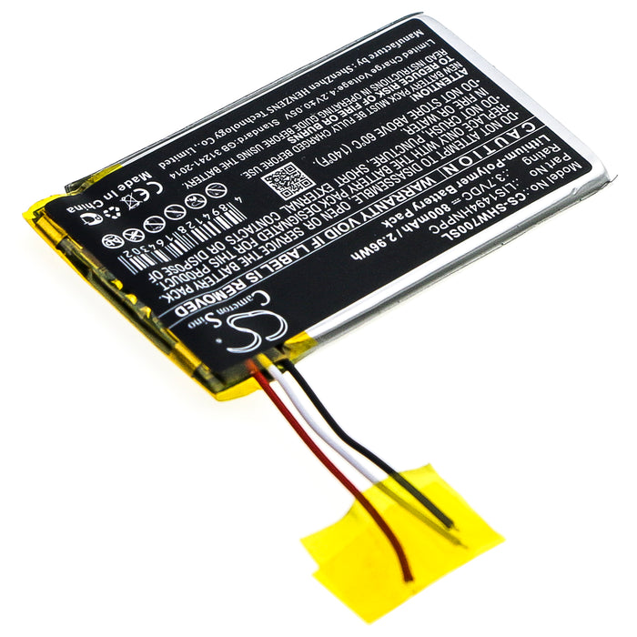 CS-SHW700SL : Battery for Sony MDR-HW700DS - Replaces Sony LIS1494HNPPC