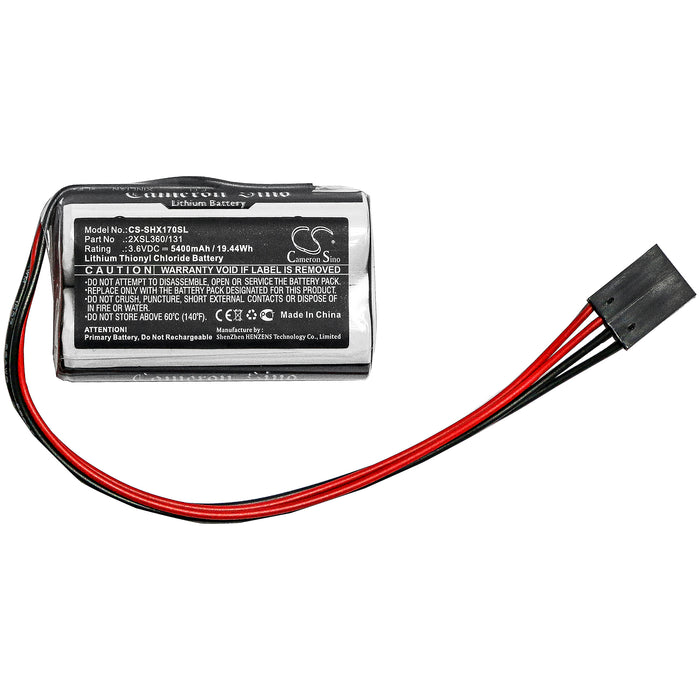 CS-SHX170SL : Battery for Schneider Tsx17 - Replaces Schneider 2XSL360/131, 2 X SL360/131