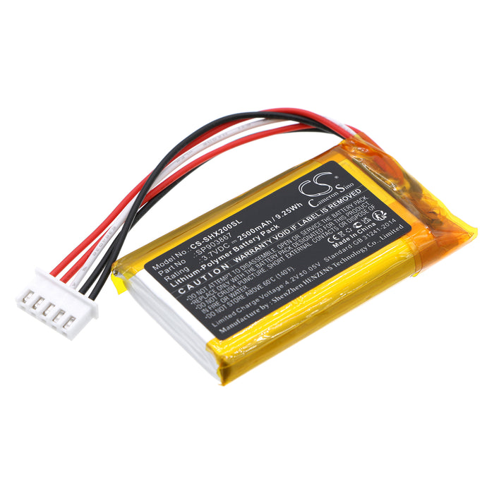 CS-SHX200SL : Battery for Sony SRS-XE200 - Replaces Sony SP903867