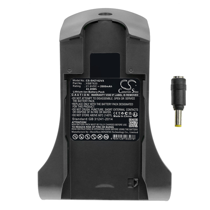 CS-SHZ162VX : Battery for Shark IZ162H, IZ162HC, IZ163 and others - Replaces Shark XSBT620