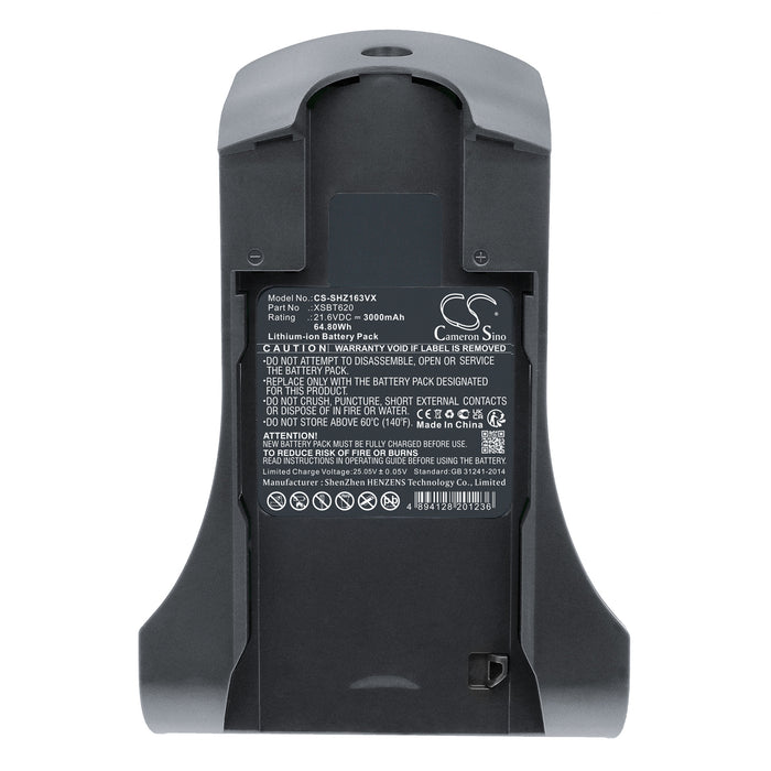 CS-SHZ163VX : Battery for Shark IZ162H, IZ162HC, IZ163 and others - Replaces Shark XSBT620