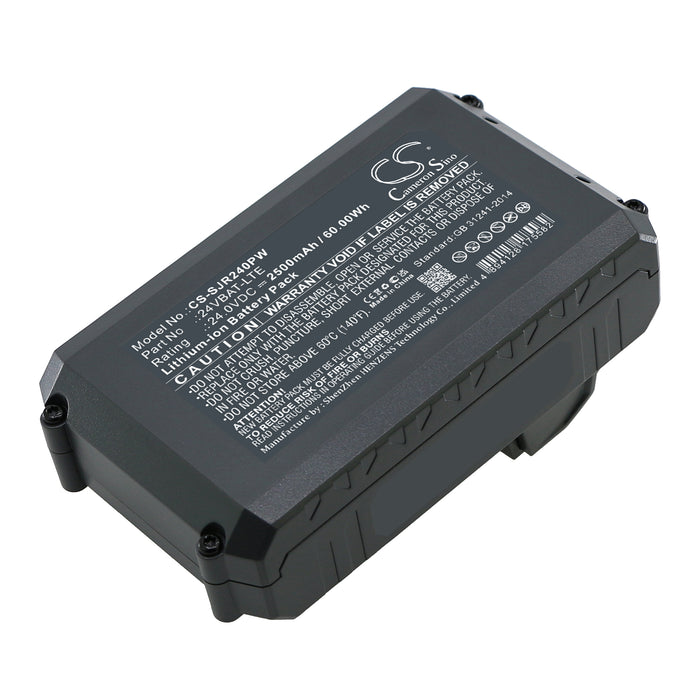 CS-SJR240PW : Battery for Snow Joe WA24C-LTE, MJ24C-14-XR, 24V-JB-LTE and others - Replaces Snow Joe 24VBAT-LTE