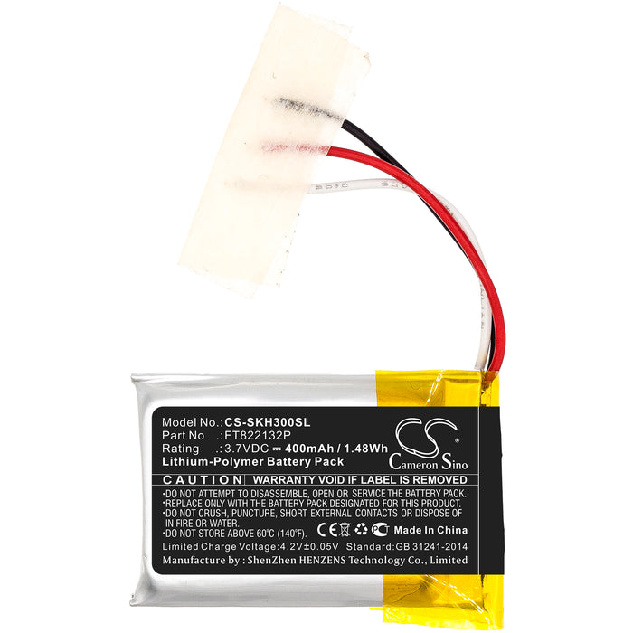 CS-SKH300SL : Battery for Skullcandy Hesh 3 - Replaces Skullcandy FT822132P