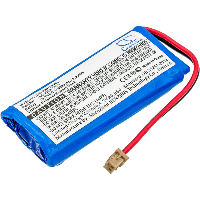 CS-SKH700BL : Battery for Socket Mobile CHS 7Qi, CHS 7X, CHS 7Xi and others - Replaces Socket Mobile AC4059-1479