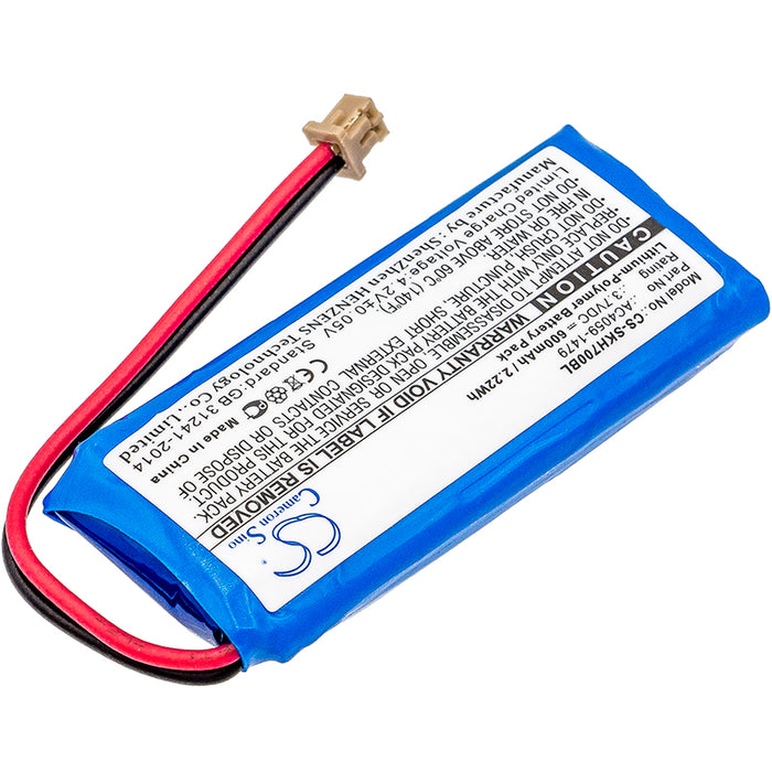 CS-SKH700BL : Battery for Socket Mobile CHS 7Qi, CHS 7X, CHS 7Xi and others - Replaces Socket Mobile AC4059-1479