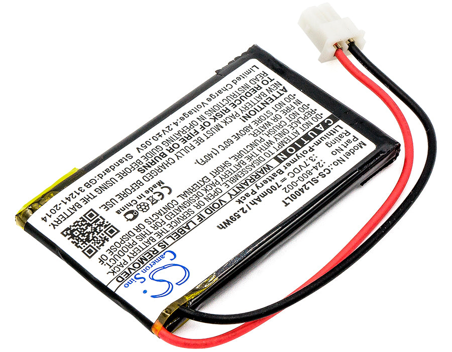 CS-SL2400LT : Battery for Solar LED Light SL-24000 - Replaces Solar LED Light 24-800-002, 24-800-006, PLB-24-800-006