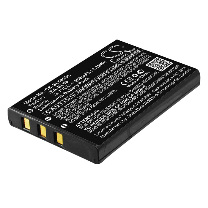 CS-SL500SL : Battery for Sharp Zaurus SL-5000, Zaurus SL-5000D, Zaurus SL-5500 and others - Replaces Sharp EA-BL06