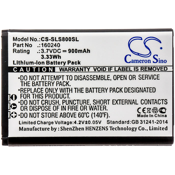 CS-SLS800SL : Battery for Steelseries H Wireless Gaming-Headset, 61298RX, Siberia 800 and others - Replaces Steelseries 160240