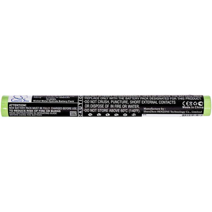 CS-SLX210FT : Battery for Streamlight Ultrastinger, SL20X-LED - Replaces Streamlight 77175, 20175, 5.486.432 and others