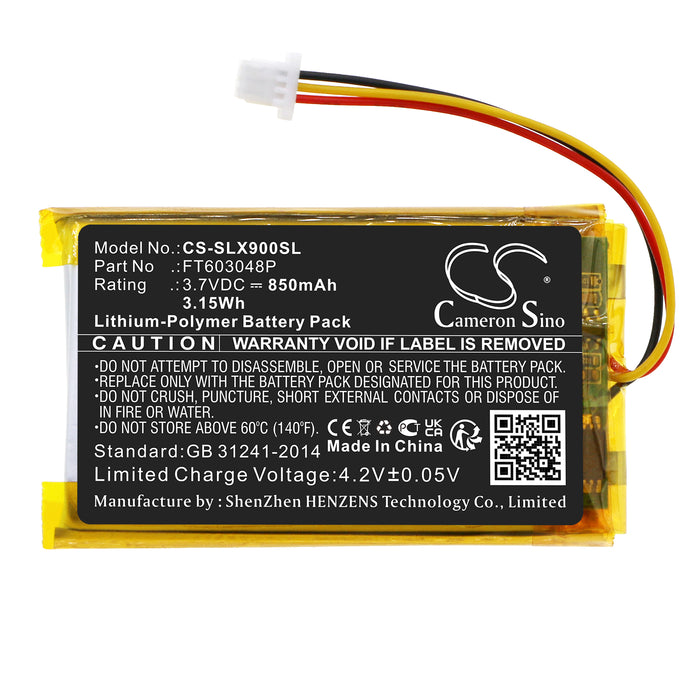 CS-SLX900SL : Battery for SteelSeries Arctis PDP LVL50, Arctis 9X - Replaces SteelSeries FT603048P