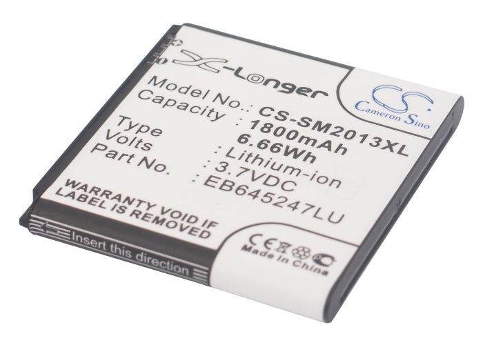 CS-SM2013XL : Battery for Samsung SCH-W2013, GT-B9388 - Replaces Samsung EB645247LL, EB645247LU