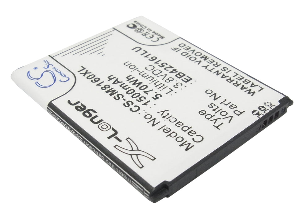 CS-SM8160XL : Battery for Samsung Galaxy Ace 2, GT-I8160, GT-I8160P and others - Replaces Samsung EB425161LU, EB425161LA