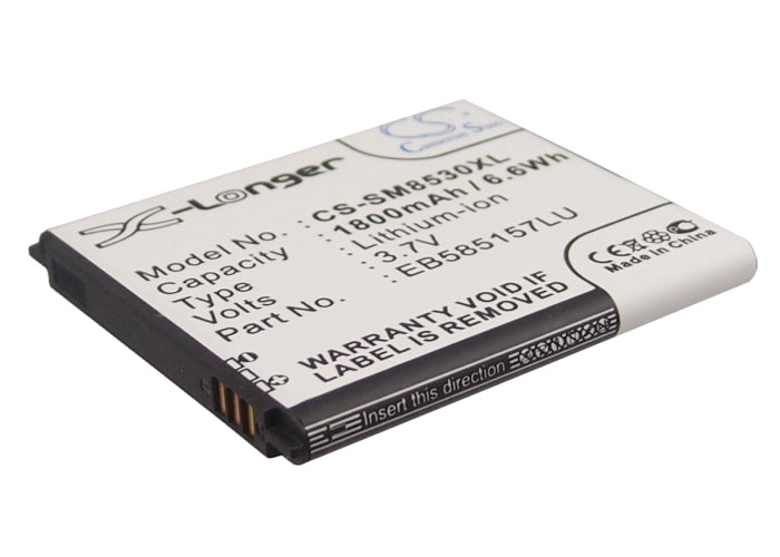 CS-SM8530XL : Battery for Samsung Galaxy Beam, GT-I8530, GT-I8550 and others - Replaces Samsung EB585157LU