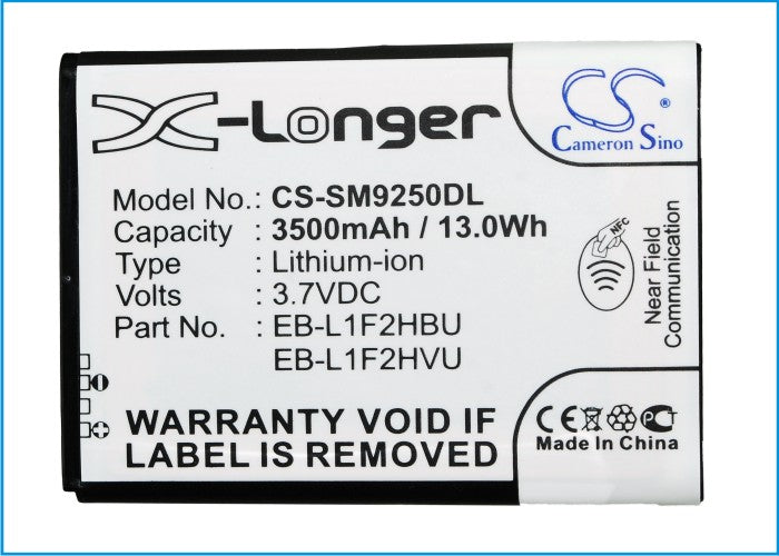 CS-SM9250DL : Battery for Samsung Galaxy Nexus, GT-i9250, Nexus Prime - Replaces Samsung EB-L1F2HBU, EB-L1F2HVU, EB-L1F2KVK