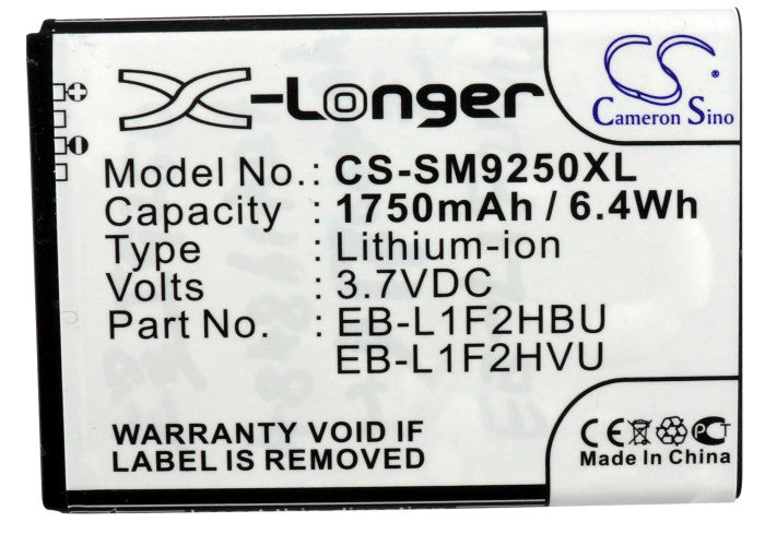 CS-SM9250XL : Battery for Samsung GT-i9250, Nexus Prime, Galaxy Nexus and others - Replaces Samsung EB-L1F2HBU, EB-L1F2HVU, EB-L1F2KVK