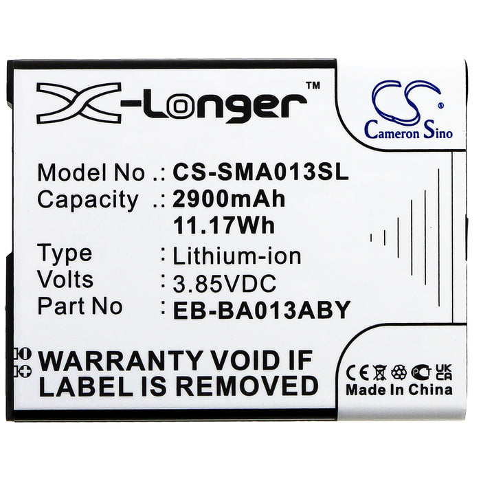 CS-SMA013SL : Battery for Samsung Galaxy M01 Core 2020, SM-M013F/DS, SM-A013G/DS and others - Replaces Samsung EB-BA013ABY, GH43-05037