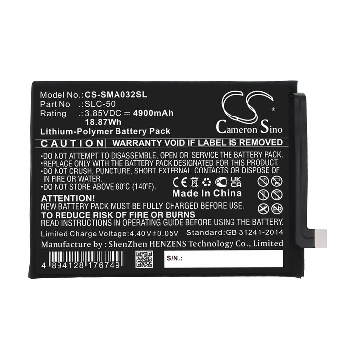 CS-SMA032SL : Battery for Samsung Galaxy A03 Core, SM-A032F, SM-A032F/DS and others - Replaces Samsung SLC-50