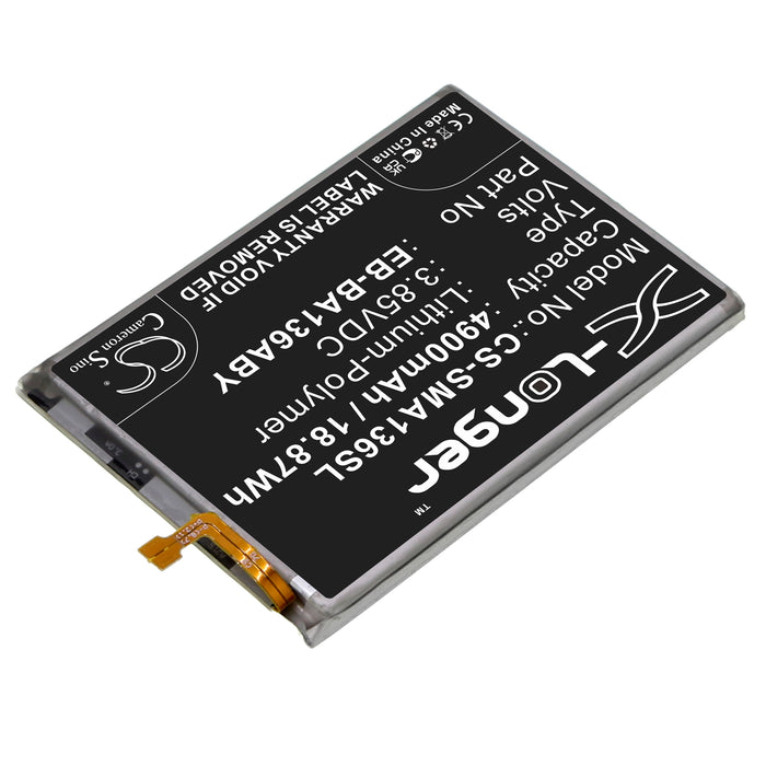 CS-SMA136SL : Battery for Samsung Galaxy A13 5G, SM-A136B/N, SM-A136M/DS and others - Replaces Samsung EB-BA136ABY, GH82-27431A