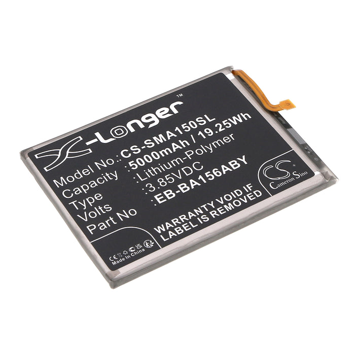 CS-SMA150SL : Battery for Samsung Galaxy A15 4G 2024, SM-A155F/N, SM-A155F/DSN and others - Replaces Samsung EB-BA156ABY, GH82-33639A