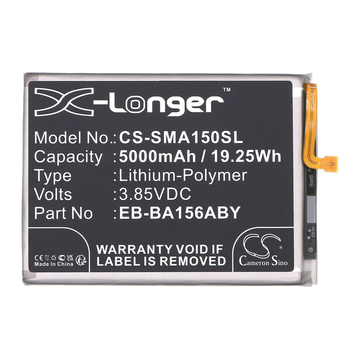 CS-SMA150SL : Battery for Samsung Galaxy A15 4G 2024, SM-A155F/N, SM-A155F/DSN and others - Replaces Samsung EB-BA156ABY, GH82-33639A