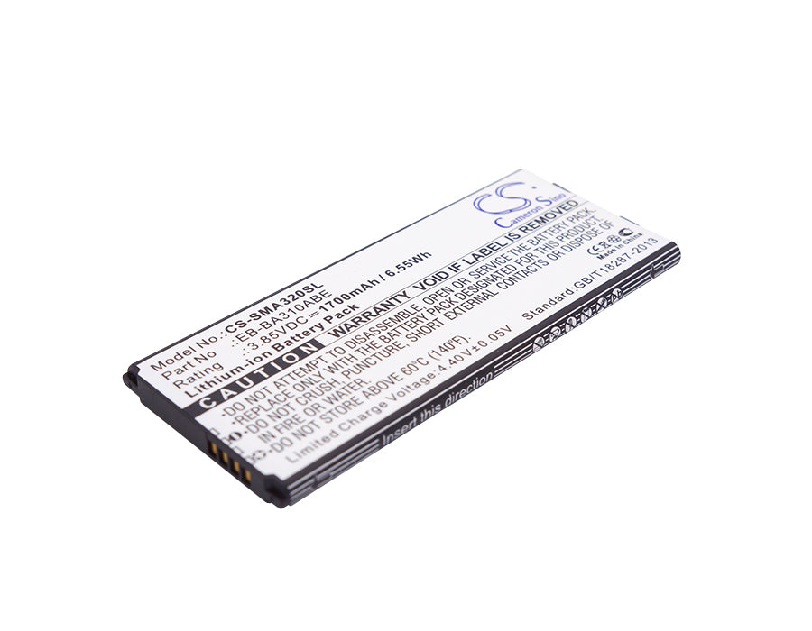 CS-SMA320SL : Battery for Samsung Galaxy A3 2016, Galaxy A3 2016 LTE, SM-A310 and others - Replaces Samsung EB-BA310ABE, GH43-04562A