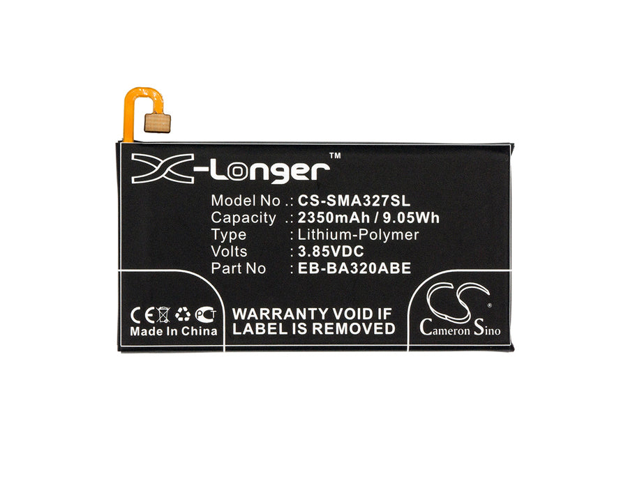 CS-SMA327SL : Battery for Samsung Galaxy A3 2017, SM-A320, SM-A320FL and others - Replaces Samsung EB-BA320ABE, GH43-04677A