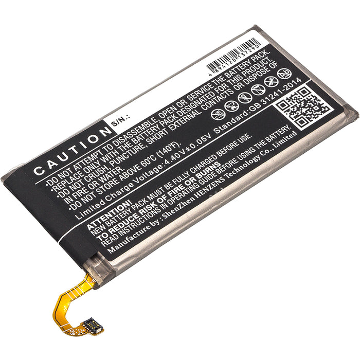 CS-SMA530XL : Battery for Samsung Galaxy A8 2018, Galaxy A8 2018 TD-LTE, SM-A530 and others - Replaces Samsung EB-BA530ABE