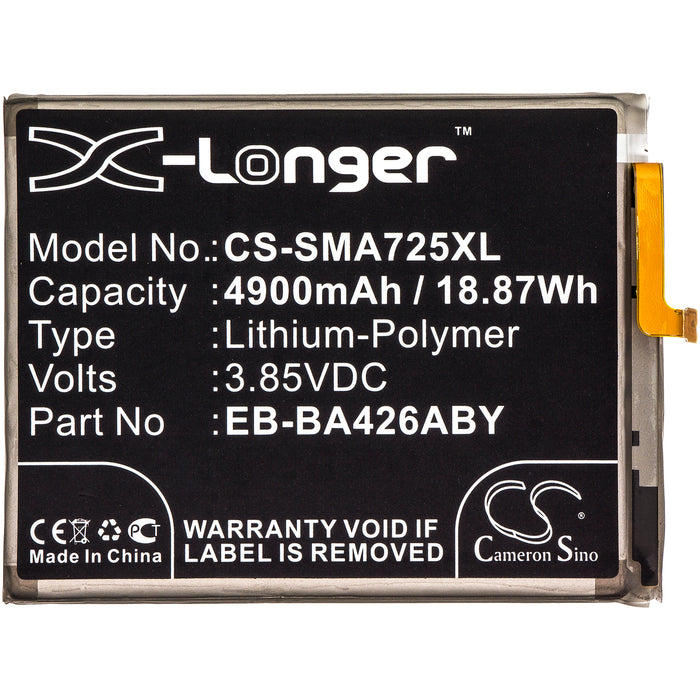 CS-SMA725XL : Battery for Samsung Galaxy A426, SM-A426, SM-A426B and others - Replaces Samsung EB-BA426ABY, GH82-24377A, GH82-25461A and others