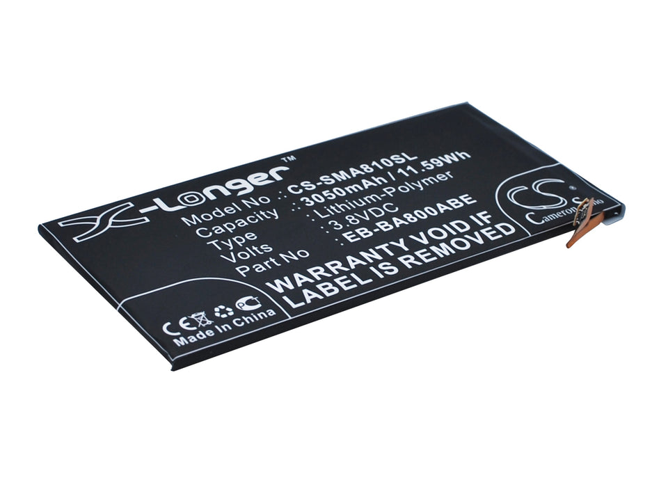 CS-SMA810SL : Battery for Samsung SM-A8000, Galaxy A8 Duos, SM-A800YZ and others - Replaces Samsung EB-BA800ABE