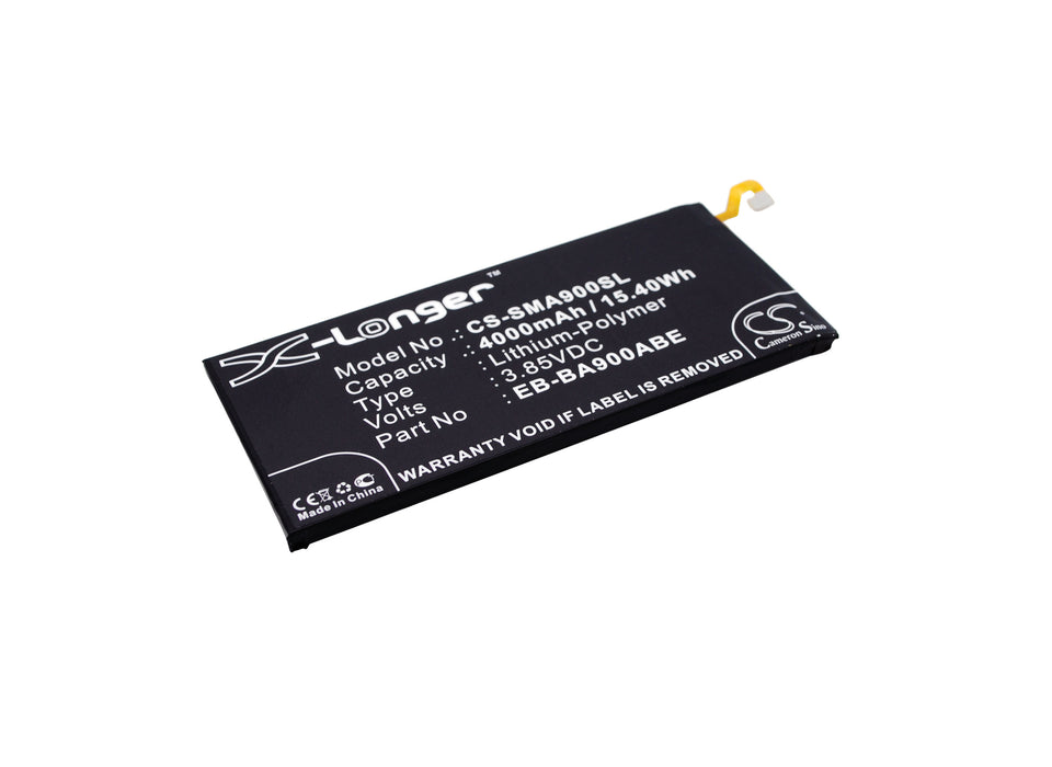 CS-SMA900SL : Battery for Samsung Galaxy A9, Galaxy A9 2016, Galaxy A9 2016 Duos TD-LTE and others - Replaces Samsung EB-BA900ABE