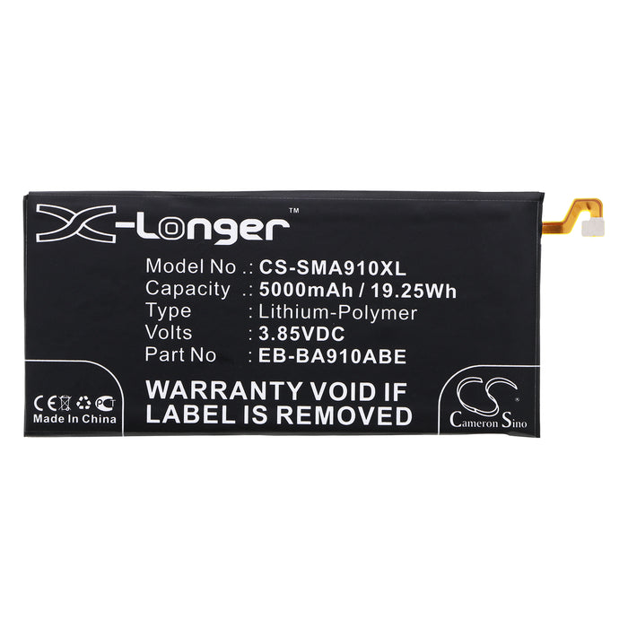 CS-SMA910XL : Battery for Samsung Galaxy A9 Pro 2016, Galaxy A9 Pro 2016 Duos TD-LTE, SM-A910F/DS and others - Replaces Samsung EB-BA910ABE