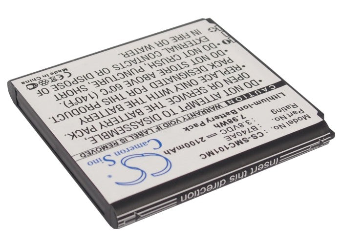 CS-SMC101MC : Battery for Samsung Galaxy S4 Zoom LTE, SM-C1010, S4 Zoom and others - Replaces Samsung B740AE, B740AC, EB-K740AEWEG