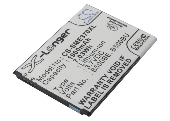 CS-SME370XL : Battery for Samsung GT-i9190, Galaxy S4 Mini, GT-i9195 and others - Replaces Samsung B500BE, B500AE, B500BU and others