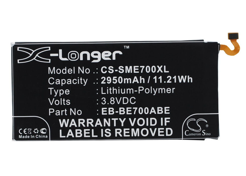 CS-SME700XL : Battery for Samsung Galaxy E7, SM-E700M, SM-E700F and others - Replaces Samsung EB-BE700ABE