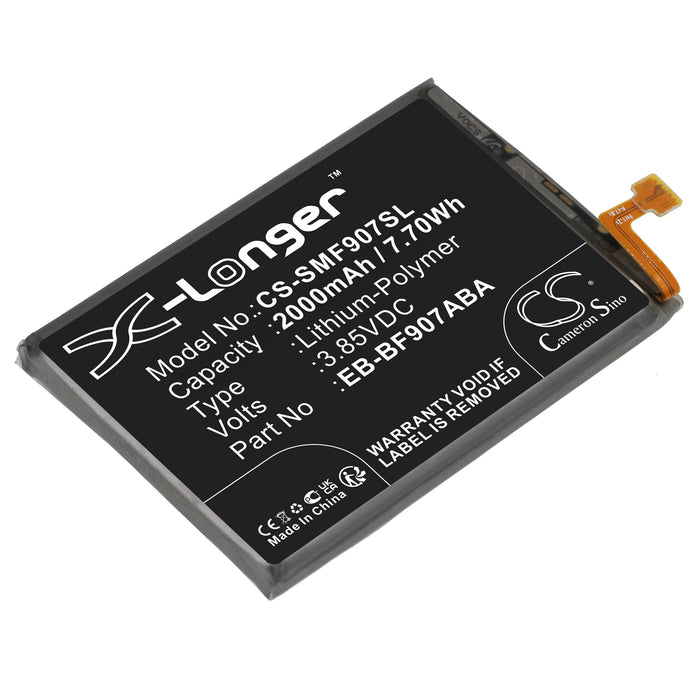 CS-SMF907SL : Battery for Samsung Galaxy Fold 5G, SM-F907N, SM-F907B - Replaces Samsung EB-BF907ABA, GH82-21209A