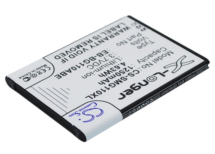 CS-SMG110XL : Battery for Samsung SM-G110, SM-G110B, SM-G110H and others - Replaces Samsung EB-BG110ABE