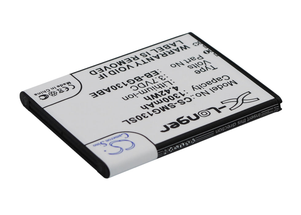 CS-SMG130SL : Battery for Samsung SM-G130, SM-G130E, SM-G130H and others - Replaces Samsung EB-BG130ABE, EB-BG130BBE