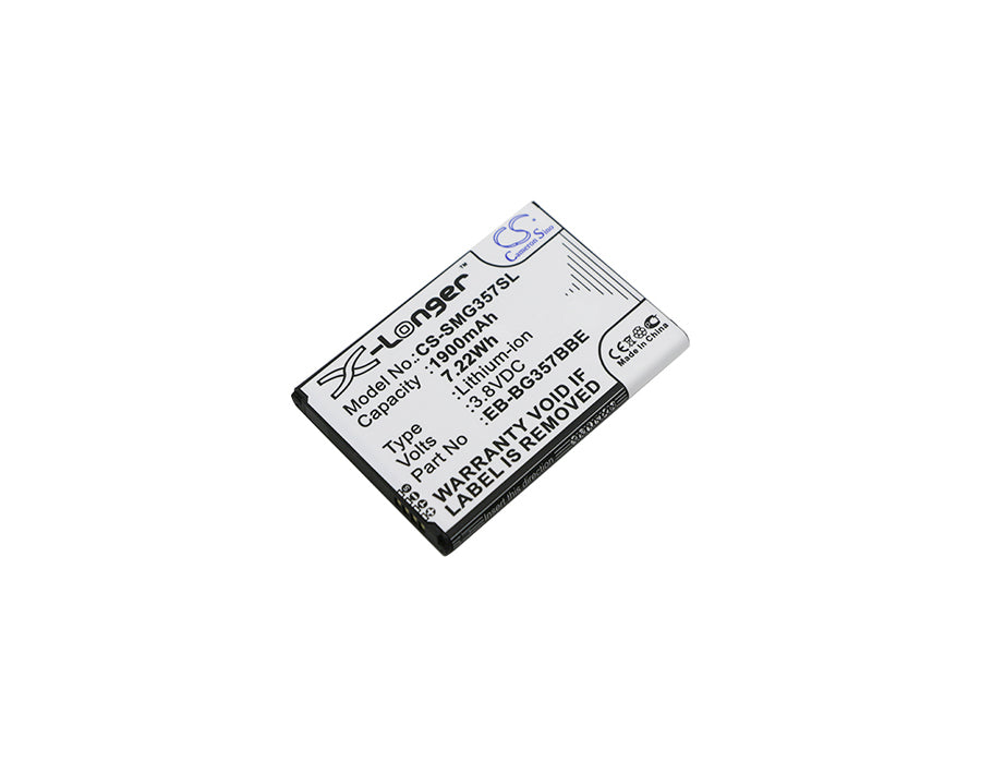 CS-SMG357SL : Battery for Samsung SM-G357M, Galaxy Ace Style LTE, SM-G357FZ and others - Replaces Samsung EB-BG357BBE, BG357BBZ, BG357BBU