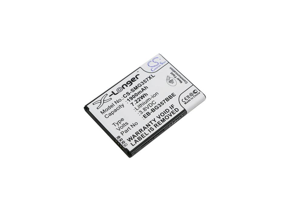 CS-SMG357XL : Battery for Samsung SM-G357M, Galaxy Ace Style LTE, SM-G357FZ and others - Replaces Samsung EB-BG357BBE, BG357BBZ, BG357BBU