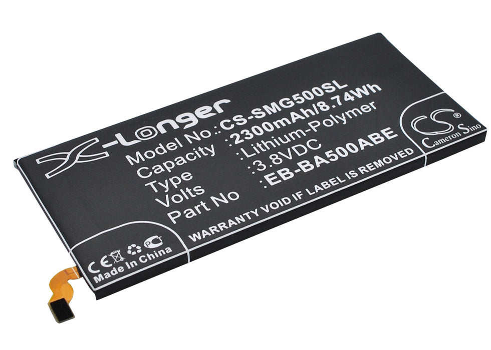 CS-SMG500SL : Battery for Samsung Galaxy A5, SM-A500H, SM-A5000 and others - Replaces Samsung EB-BA500ABE, GH43-04337A