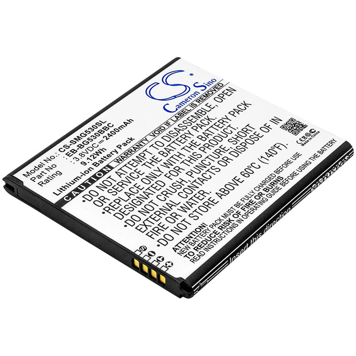 CS-SMG530SL : Battery for Samsung Galaxy Grand Prime, SM-G5308, SM-G5308W and others - Replaces Samsung EB-BG530BBC, EB-BG530BBE, EB-BG530CBB and others