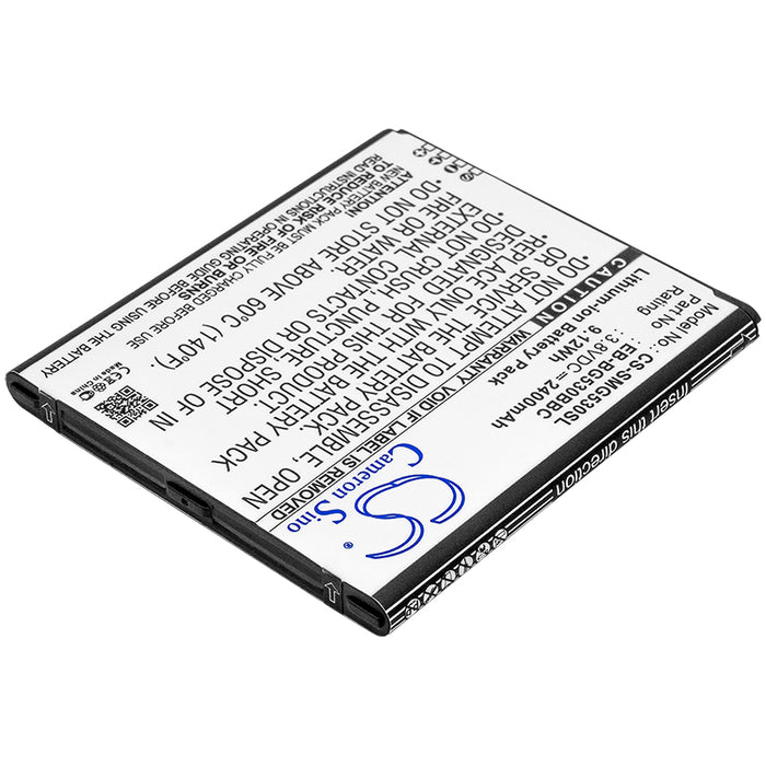 CS-SMG530SL : Battery for Samsung Galaxy Grand Prime, SM-G5308, SM-G5308W and others - Replaces Samsung EB-BG530BBC, EB-BG530BBE, EB-BG530CBB and others